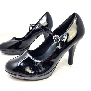 Fantasia Black Mary Jane Heels Size‎ 8